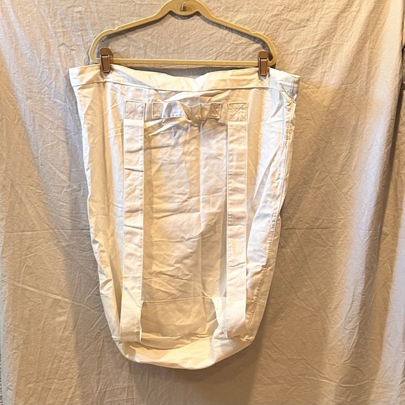 Fabric Backpack Laundry Hamper Bag - Picture 2 of 3
